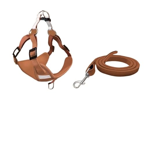 Tierbedarf-Plus Verstellbares Hundegeschirr Mit Leine – Bequeme Spaziergänge Braun Tierbedarf-Plus Verstellbares Hundegeschirr Mit Leine – Bequeme Spaziergänge Braun von SWZEC