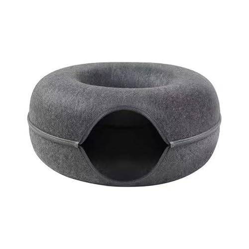 SWZEC Wuffy™ 'Peek-A-Boo' Katzentunnel (S,Schwarz) von SWZEC