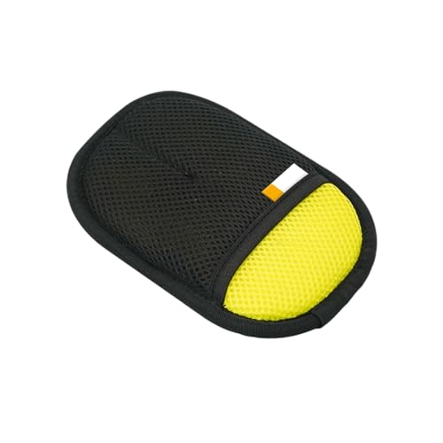 SXQCKJ Zweiseitige Elektrostatische Pflegehandschuhe für Hunde Katzen, Haarentfernungs Handschuhe für Kleidung, Sofa Autositz(Yellow) von SXQCKJ