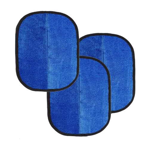 SXQCKJ Zweiseitige Pflegehandschuhe für Haustiere, Elektrostatische, Waschbare Handschuhe zur Haarentfernung für Sofa, Bettwäsche Möbel(Blue,3pcs) von SXQCKJ