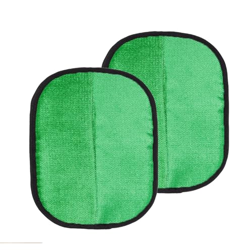 SXQCKJ Zweiseitige Pflegehandschuhe für Haustiere, Elektrostatische, Waschbare Handschuhe zur Haarentfernung für Sofa, Bettwäsche Möbel(Green,2pcs) von SXQCKJ