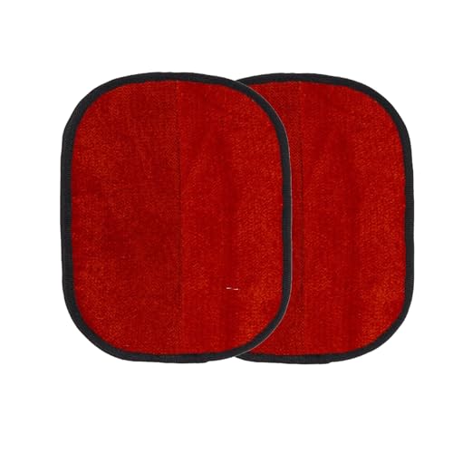 SXQCKJ Zweiseitige Pflegehandschuhe für Haustiere, Elektrostatische, Waschbare Handschuhe zur Haarentfernung für Sofa, Bettwäsche Möbel(Red,2pcs) von SXQCKJ