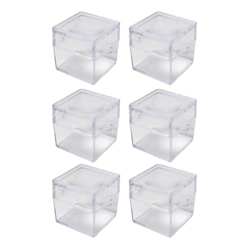 Quadratische Beobachtungsbox, Vergrößerung, für Klassenzimmer, Naturstudium, einfache Lagerung, Gehäuse, Behälter, Terrarien, 6 Stück Quadratische Beobachtungsbox, Vergrößerung, für Klassenzimmer, Naturstudium, einfache Lagerung, Gehäuse, Behälter, Terrarien, 6 Stück von SXRQ