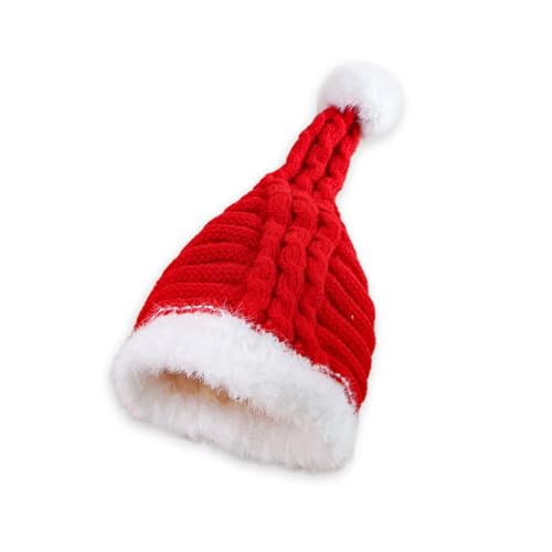 Weihnachtsmütze, warm, gestrickt, für kleine bis große Tiere, Party, Innenbereich, Weihnachtsstrick von SXRQ