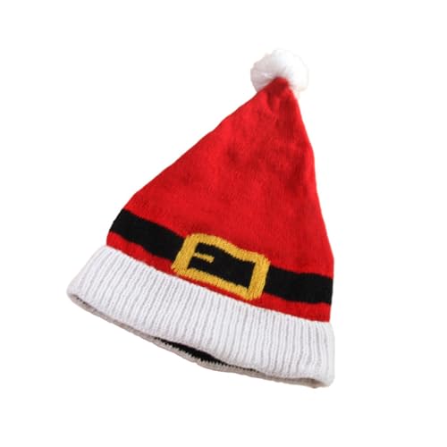 Weihnachtsmütze, warm, gestrickt, für kleine bis große Tiere, Party, Innenbereich, Weihnachtsstrick von SXRQ