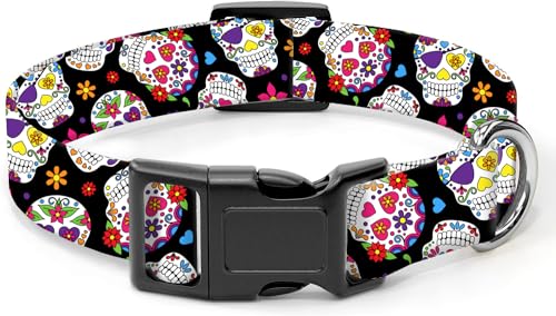 SXboxing Hundehalsband, niedliches Hundehalsband für kleine, mittelgroße und große Hunde, personalisierbar, verstellbar, weiche Haustier-Halsbänder mit Schnellverschluss-Schnalle zum Spazierengehen, SXboxing Hundehalsband, niedliches Hundehalsband für kleine, mittelgroße und große Hunde, personalisierbar, verstellbar, weiche Haustier-Halsbänder mit Schnellverschluss-Schnalle zum Spazierengehen, von SXboxing