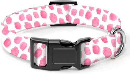SXboxing Hundehalsband, niedliches Hundehalsband für kleine, mittelgroße und große Hunde, personalisierbar, verstellbar, weiche Haustierhalsbänder mit Schnellverschluss-Schnalle zum Spazierengehen, von SXboxing
