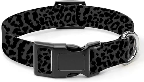 SXboxing Hundehalsband, niedliches Hundehalsband für kleine, mittelgroße und große Hunde, personalisierbar, weich, mit Schnellverschluss-Schnalle zum Spazierengehen, Laufen, luxuriöser schwarzer SXboxing Hundehalsband, niedliches Hundehalsband für kleine, mittelgroße und große Hunde, personalisierbar, weich, mit Schnellverschluss-Schnalle zum Spazierengehen, Laufen, luxuriöser schwarzer von SXboxing
