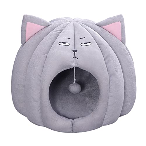 Bär geformte Katze Nest Katzenbett, Komfortables Haustier Bett Warm Loch Nest Bett, Indoor Haustier Katze Hund Bett, weiche Plüsch Katze Zwinger von SYCARPET