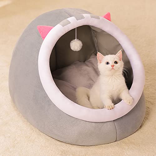 Indoor Katze Katze Bett-Katze Höhle Bett Katze Haus Katze Zelt abnehmbar waschbar Matte weich warm Kätzchen Bett Haustier Bett und Möbel von SYCARPET