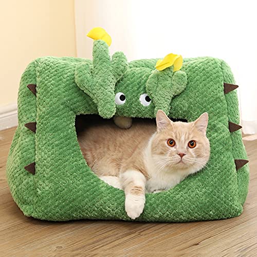 Kaktus geformt Katzenbett für Welpen Hundebett Angstlösend Katzenbett Maschine waschbar warm bequem weich Haustierbett Kaktus geformt Katzenbett für Welpen Hundebett Angstlösend Katzenbett Maschine waschbar warm bequem weich Haustierbett von SYCARPET