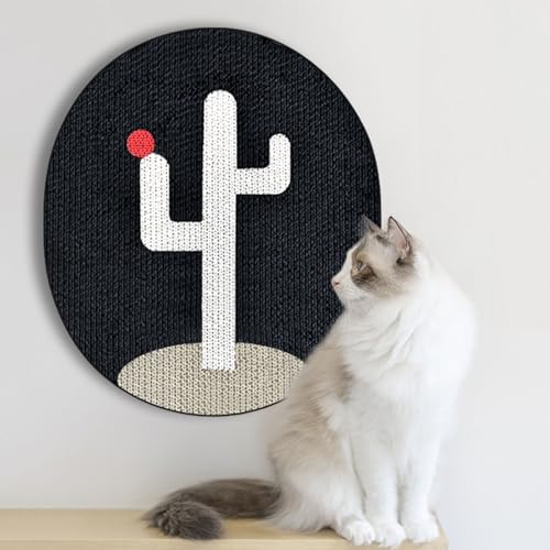SYCCLLYYDS Kratzbrett, Kratzmatte Katze 44x35cm, Widerstandsfähig Katzenmöbel Kratzpads für Wand, Climbing Cat Scratcher, Cartoon Design-1 SYCCLLYYDS Kratzbrett, Kratzmatte Katze 44x35cm, Widerstandsfähig Katzenmöbel Kratzpads für Wand, Climbing Cat Scratcher, Cartoon Design-1 von SYCCLLYYDS