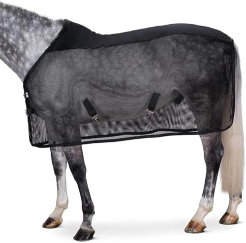 Polarfleece-Pferdedecke, Multifunktions-Pferdedecke, Adjusta-Fit-Pferdefliegendecke, Schutz for den Sommer for Pferde, Pferdefliegendecke von SYH&AQYE