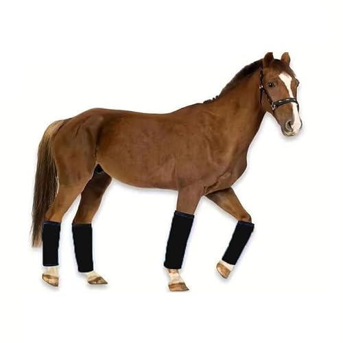 SYH&AQYE 4-teilige Schutzhülle for Pferdebeine, lose Schutzbandagen for Pferdestiefel, verstellbar zur Vorbeugung von Beinen, reduziert Fliegen- und Mückenstiche SYH&AQYE 4-teilige Schutzhülle for Pferdebeine, lose Schutzbandagen for Pferdestiefel, verstellbar zur Vorbeugung von Beinen, reduziert Fliegen- und Mückenstiche von SYH&AQYE