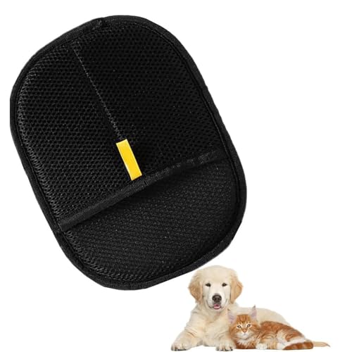 SYH&AQYE 5 Stück Tierhaarentfernungshandschuh für Katzen Hunde, 2025 Upgrade Effiziente Pflegehandschuhe für Pets zum Waschen Hair Removal Fellpflege von SYH&AQYE