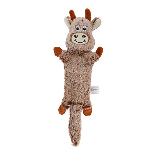 SYH&AQYE Hundequietschendes Plüschspielzeug, Niedliche Tierform Haustierhund, Quietschendes Feaking Unblessed Toy, Haustierhund Quietsch Füllung Spielzeug für Innenspiel, Unterstützt Aktive (Kuh) SYH&AQYE Hundequietschendes Plüschspielzeug, Niedliche Tierform Haustierhund, Quietschendes Feaking Unblessed Toy, Haustierhund Quietsch Füllung Spielzeug für Innenspiel, Unterstützt Aktive (Kuh) von SYH&AQYE