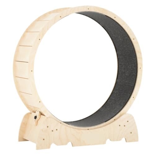 SYLGXH Abnehmbares Katzenlaufrad Laufband for Katzen, Massivholz, Haustier-Roller, geräuscharm, Sport-Laufrad, Klettergerüst for Katzen, kostenlose Installation Laufband für Katzen(M) von SYLGXH