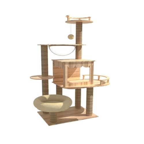 SYLGXH Katzen Kletterwand Katzen-Klettergerüst, Katzennest, Katzenbaum, Raumkapsel-Tunnel, Sprungplattform, Vier Jahreszeiten, Katzenkratzbaum Einfach zu Montieren SYLGXH Katzen Kletterwand Katzen-Klettergerüst, Katzennest, Katzenbaum, Raumkapsel-Tunnel, Sprungplattform, Vier Jahreszeiten, Katzenkratzbaum Einfach zu Montieren von SYLGXH