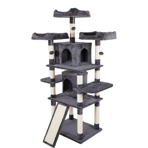 SYLGXH Katzen Kletterwand Katzenklettergerüst Katzennest Katzenbaum Katzenkratzbaum Großes Katzenzubehör mit Sprungplattform Katze Einfach zu Montieren SYLGXH Katzen Kletterwand Katzenklettergerüst Katzennest Katzenbaum Katzenkratzbaum Großes Katzenzubehör mit Sprungplattform Katze Einfach zu Montieren von SYLGXH
