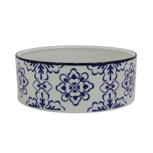 SYNWISH Großer Futternapf aus Keramik, Vintage-Stil, 20,3 cm, für mittelgroße und große Hunderassen, strapazierfähig, rutschfest, moderner Futternapf, spülmaschinenfest, 150 ml SYNWISH Großer Futternapf aus Keramik, Vintage-Stil, 20,3 cm, für mittelgroße und große Hunderassen, strapazierfähig, rutschfest, moderner Futternapf, spülmaschinenfest, 150 ml von SYNWISH