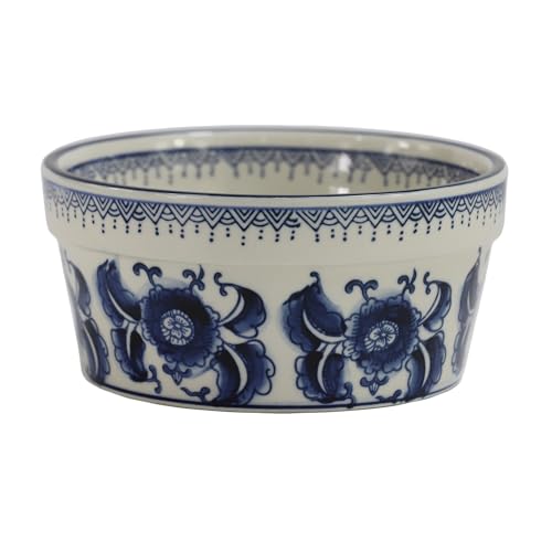 SYNWISH Handbemalte blaue und weiße Vintage-Porzellan-Futternäpfe aus Porzellan, rutschfest, schwere Keramik, für Hunde, Haustiere, Futter und Wasser, 765 ml, für mittelgroße und große Hunde und SYNWISH Handbemalte blaue und weiße Vintage-Porzellan-Futternäpfe aus Porzellan, rutschfest, schwere Keramik, für Hunde, Haustiere, Futter und Wasser, 765 ml, für mittelgroße und große Hunde und von SYNWISH