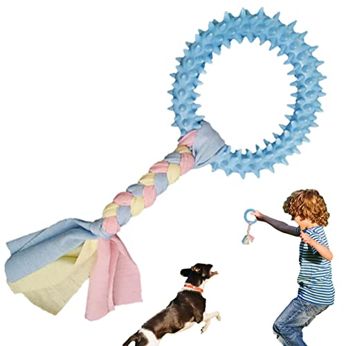 SYNYEY Beißspielzeug für Welpen - Buntes, Robustes Hundespielzeug für Aggressive Hunderassen - Hundespielzeug für große Hunde Aggressive Kauer, Zahnungs-Kauspielzeug für Langeweile von SYNYEY