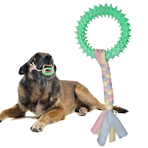 SYNYEY Beißspielzeug für Welpen - Kauspielzeug mit bunten Seilen für aggressives Kauen | Kauspielzeug für Hunde zum Zahnen von Welpen, langlebiges Haustierspielzeug für Hunde Interaktives von SYNYEY