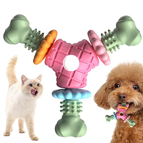SYNYEY Hundekauspielzeug für Welpen | Welpen Zahnen Kauspielzeug gegen Langeweile,Kauspielzeug zum Spielen, Hundespielzeug für Aggressive Kauer großer Rassen, für Hündchen und Katzen von SYNYEY