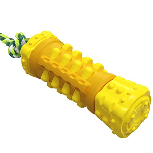 SYNYEY Kauspielzeug für Hunde - Multifunktionaler Zahnreinigungs-Molar-Stick - Zahnreinigungs-Hundeknochenspielzeug für mittelgroße oder große Rassen von SYNYEY