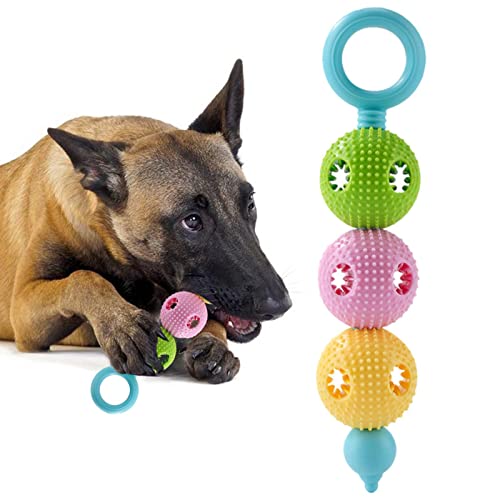 SYNYEY Kauspielzeug zum Zahnen | Bissfestes Spielzeug in Kürbisform - Hundekauspielzeug für große mittelgroße kleine Hunde Spielzeug zur Zahnreinigung von SYNYEY