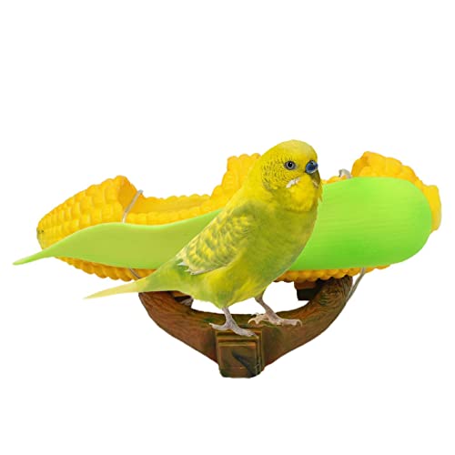 SYNYEY Papageienfutterbox Käfig | Vogelhäuschen Obstfor mit Klemmhalterkäfig - Vogelhäuschen Obstform mit Klemmhalter Käfig Futter Wassernapf Papagei Futterbox Käfig Dekoration von SYNYEY