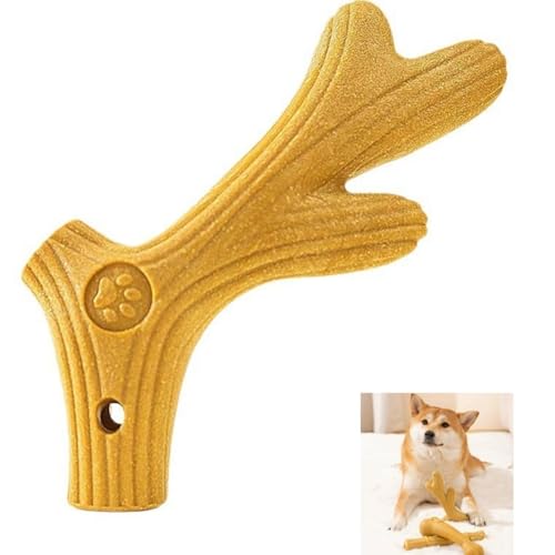 SYRMMM Interaktive Haustierknochen, geeignet für große Äste, langlebig und verschleißfest, Zahnpflege, Hundespielzeugstab, geeignet für Hunde zum harten Kauen, fördert die Gesundheit SYRMMM Interaktive Haustierknochen, geeignet für große Äste, langlebig und verschleißfest, Zahnpflege, Hundespielzeugstab, geeignet für Hunde zum harten Kauen, fördert die Gesundheit von SYRMMM