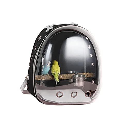 SYSZSYHD Vogelkäfig, Leichter Vogelträger-Rucksack, transparenter Vogelkäfig für Haustier, Papageien-Out-Rucksack SYSZSYHD Vogelkäfig, Leichter Vogelträger-Rucksack, transparenter Vogelkäfig für Haustier, Papageien-Out-Rucksack von SYSZSYHD