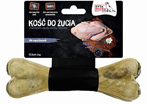 SYTA Micha Kauknochen für Hunde Muschel mit Fasan und Lavendel 13,5cm von SYTA MICHA
