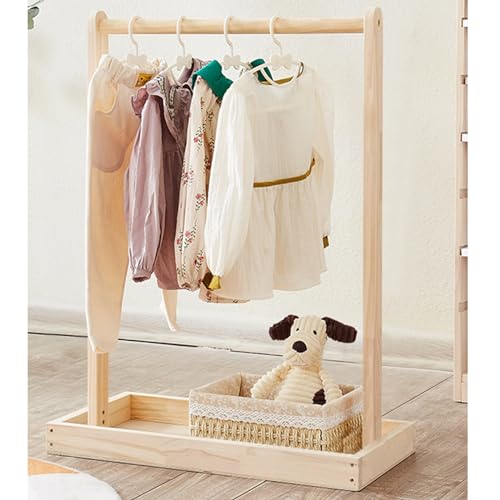 Haustier Kleiderständer Offener Kleiderschrank Hundekleidungsregal Haustier Armoire Garderobe Holzkleider Kleidung Aufbewahrungsaufbewahrung Kleiner Hunde Schrank Haustier (Size : Square with Wheels von SYUFRE