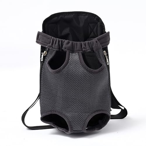 Katzen Hunde Rucksack, Haustier Rucksack Hund Katzen Tragetasche, Hundetragetasche, Atmungsaktiv/Bequem, für Spaziergang Aktivitäten im Freien und Ausflüge (Black,S) von SYWLKJ