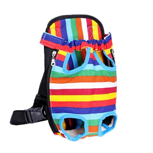 Katzen Hunde Rucksack, Haustier Rucksack Hund Katzen Tragetasche, Hundetragetasche, Atmungsaktiv/Bequem, für Spaziergang Aktivitäten im Freien und Ausflüge (Color,L) von SYWLKJ