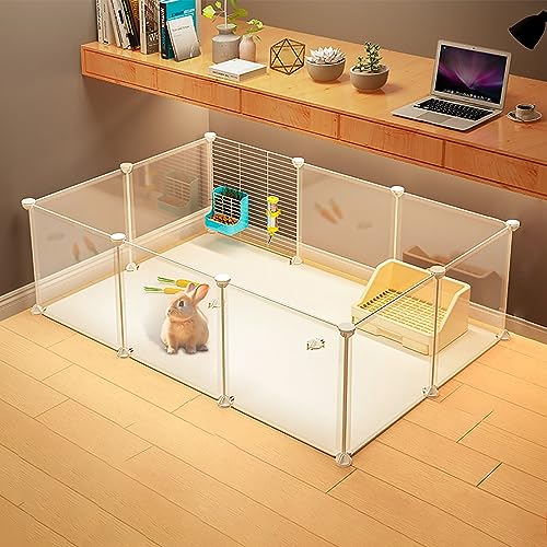 DIY Kleintier-Haustier-Laufstall, Haustier-Laufstall, Kaninchen-Laufstall, Kaninchenstall, mit PVC-Auskleidung, Kleintier-Laufstall und Käfigeinlagen, für Kaninchen, Meerschweinchen, Hasen, DIY Kleintier-Haustier-Laufstall, Haustier-Laufstall, Kaninchen-Laufstall, Kaninchenstall, mit PVC-Auskleidung, Kleintier-Laufstall und Käfigeinlagen, für Kaninchen, Meerschweinchen, Hasen, von SZITW