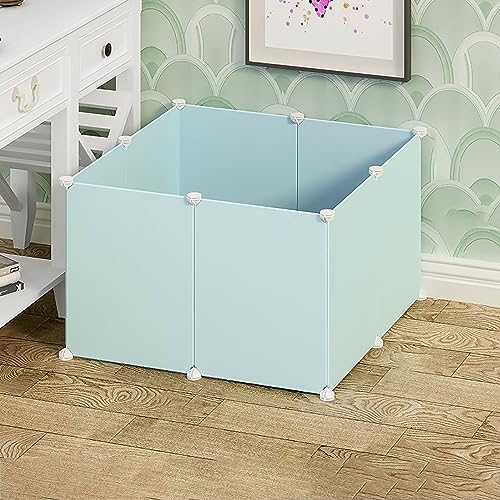 Kaninchenkäfig, Haustier-Laufstall, Katzenkäfig, Welpenkäfig, Meerschweinchenkäfig, Laufstall, DIY Kleintierkäfig, für kleine Haustiere, Katzen, Katzen, Welpen, Kaninchen, Igel (Farbe: Blau, Kaninchenkäfig, Haustier-Laufstall, Katzenkäfig, Welpenkäfig, Meerschweinchenkäfig, Laufstall, DIY Kleintierkäfig, für kleine Haustiere, Katzen, Katzen, Welpen, Kaninchen, Igel (Farbe: Blau, von SZITW