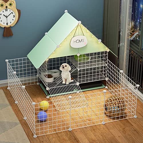 Katzenkäfig, Katzenlaufstall – Frettchenkäfig, Katzengehege, Haustierlaufstall für kleine Tiere, Metalldraht-Katzenhaus für den Innenbereich, langlebiges Haustiergehege für Kaninchen, Hasen, Katzenkäfig, Katzenlaufstall – Frettchenkäfig, Katzengehege, Haustierlaufstall für kleine Tiere, Metalldraht-Katzenhaus für den Innenbereich, langlebiges Haustiergehege für Kaninchen, Hasen, von SZITW