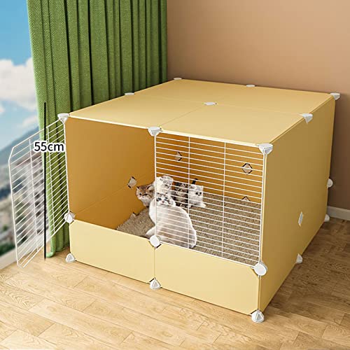 Katzenkäfige für den Innenbereich, groß – Katzenkäfig, DIY-Laufstall für Haustiere, Kleintierkäfig mit Tür für kleine Haustiere, Kaninchen, Igel, Katzen, Meerschweinchen Katzenkäfige für den Innenbereich, groß – Katzenkäfig, DIY-Laufstall für Haustiere, Kleintierkäfig mit Tür für kleine Haustiere, Kaninchen, Igel, Katzen, Meerschweinchen von SZITW