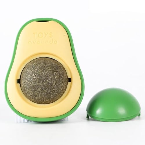 SZJLDS Katzenminze Spielzeug in Avocado-Form, Katzenball mit Katzenminze, interaktives Kauspielzeug für Katzen, ideal zur Entspannung und Zahnpflege SZJLDS Katzenminze Spielzeug in Avocado-Form, Katzenball mit Katzenminze, interaktives Kauspielzeug für Katzen, ideal zur Entspannung und Zahnpflege von SZJLDS