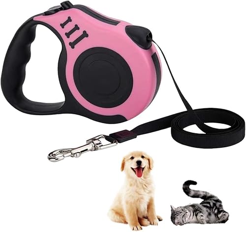 Rollleine,hundeleine 3m,Hundeleine, hundeleine kleine Hunde leicht,Einziehbar Hundeleine,hundeleine ausziehbar,für Kleine, Mittlere Hunde, ROSA Rollleine,hundeleine 3m,Hundeleine, hundeleine kleine Hunde leicht,Einziehbar Hundeleine,hundeleine ausziehbar,für Kleine, Mittlere Hunde, ROSA von SZKKQKJ