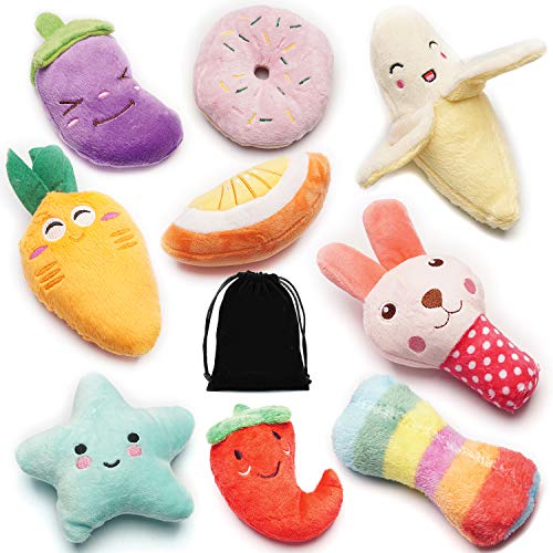 SZKOKUHO Quietschendes Hundespielzeug-Set für kleine Hunde, 9 Stück, Kategorien SZKOKUHO Quietschendes Hundespielzeug-Set für kleine Hunde, 9 Stück, Kategorien von SZKOKUHO