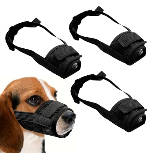 SZSMW 3 Maulkorb Hund - Hunde Maulkorb - Maulkorb FüR Kleine Hunde - Verhindert Schlechte ESS-, Bell-, Beiß- Und Kaugewohnheiten Bei Hunden, Perfekt FüR Den Gebrauch Im Freien Oder Zu Hause SZSMW 3 Maulkorb Hund - Hunde Maulkorb - Maulkorb FüR Kleine Hunde - Verhindert Schlechte ESS-, Bell-, Beiß- Und Kaugewohnheiten Bei Hunden, Perfekt FüR Den Gebrauch Im Freien Oder Zu Hause von SZSMW