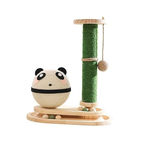 Katzenkratzbaum für Indoor Katzen Spielzeug, Sphärischer Sisal Katzenkratzer mit Pilzstangen Baumelnder Ball, Interaktives Track Ball Spielzeug für Kleine Kätzchen, 2-lagige Holzbasis Katzenkratzbaum für Indoor Katzen Spielzeug, Sphärischer Sisal Katzenkratzer mit Pilzstangen Baumelnder Ball, Interaktives Track Ball Spielzeug für Kleine Kätzchen, 2-lagige Holzbasis von SZSXYBZ