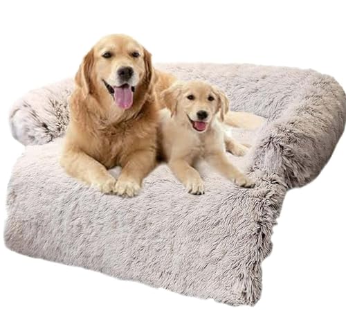 SZSXYBZ Weiche Plüsch-Hundematte, Sofa, M, L, XL, XXL, XXXL, beruhigendes Hundebett, waschbare Haustierbettdecke, Angstlinderung, Hundekissen, Möbelbezug für Hunde und Katzen (Kaffee, gewöhnlich, SZSXYBZ Weiche Plüsch-Hundematte, Sofa, M, L, XL, XXL, XXXL, beruhigendes Hundebett, waschbare Haustierbettdecke, Angstlinderung, Hundekissen, Möbelbezug für Hunde und Katzen (Kaffee, gewöhnlich, von SZSXYBZ