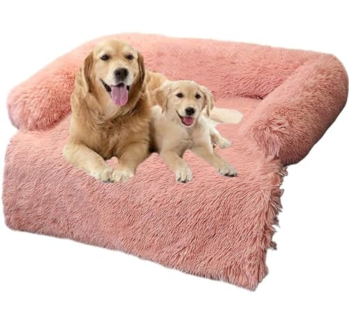 SZSXYBZ Weiche Plüsch-Hundematte, Sofa, M, L, XL, XXL, XXXL, beruhigendes Hundebett, waschbare Haustierbettdecke, Angstlinderung, Hundekissen, Möbelbezug für Hunde und Katzen (Rosa, gewöhnlich, Größe SZSXYBZ Weiche Plüsch-Hundematte, Sofa, M, L, XL, XXL, XXXL, beruhigendes Hundebett, waschbare Haustierbettdecke, Angstlinderung, Hundekissen, Möbelbezug für Hunde und Katzen (Rosa, gewöhnlich, Größe von SZSXYBZ