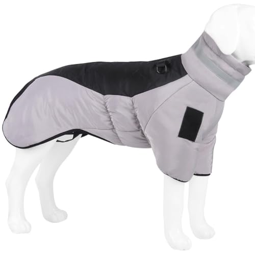 Wasserdichte, reflektierende Hundejacke mit doppeltem D-Ring, winddichter Wintermantel für Border Collie, Golden Retriever, Größe XXL Wasserdichte, reflektierende Hundejacke mit doppeltem D-Ring, winddichter Wintermantel für Border Collie, Golden Retriever, Größe XXL von SZSXYBZ