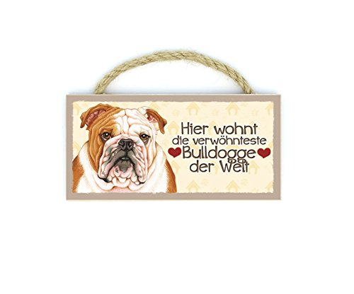 Bulldogge Haustier Kühlschrankmagnet aus Holz mit Kordel 10 Bulldogge Haustier Kühlschrankmagnet aus Holz mit Kordel 10 von Sachen aus Blech